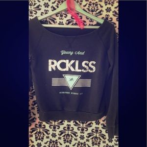 Young and Reckless long sleeve sweater